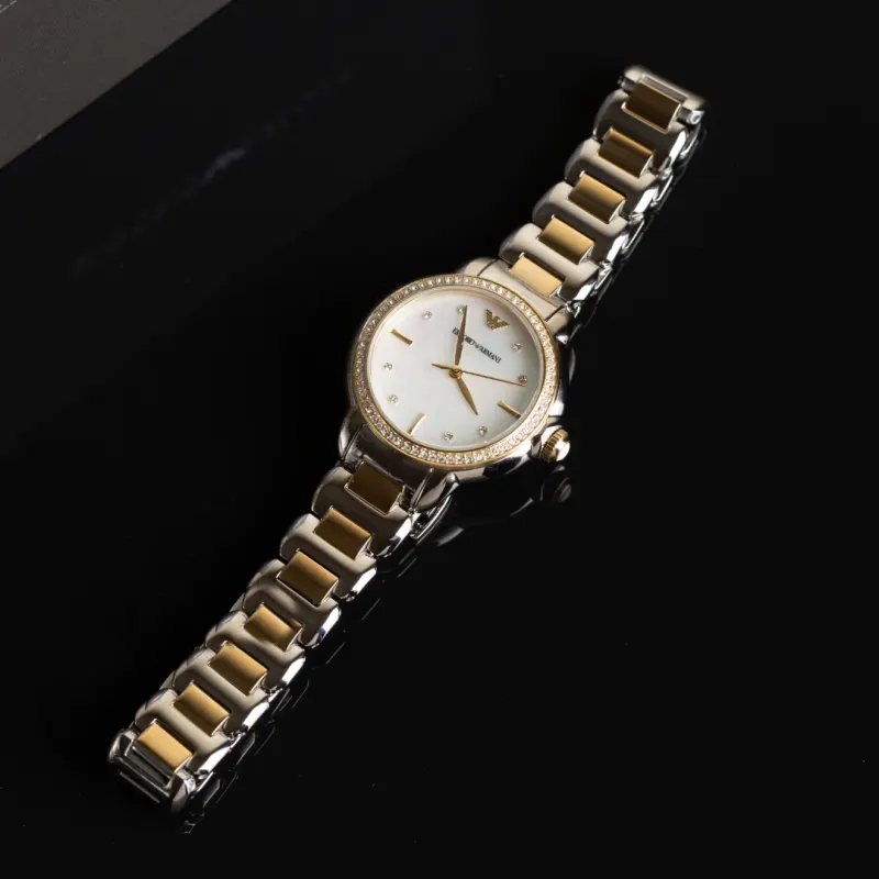 Emporio Armani Mia MOP Dial Fashion Ladies Watch- AR11524